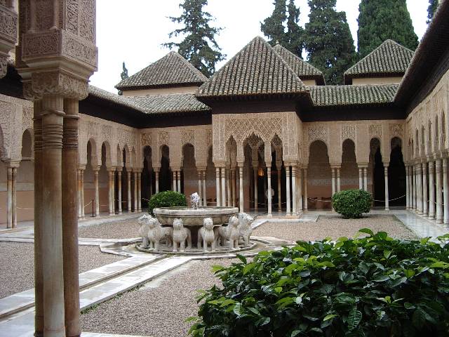 Grenade : la cour des lions (Alhambra)