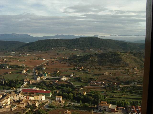 Vue du Parador de Cardona (Catalunya).
