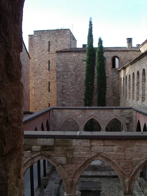 Vue du Parador de Cardona (Catalunya).