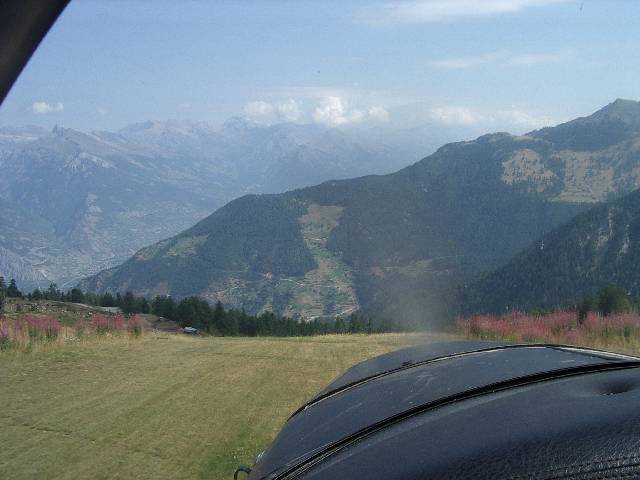 D�collage � Croix de Coeur (pr�s de Verbier).