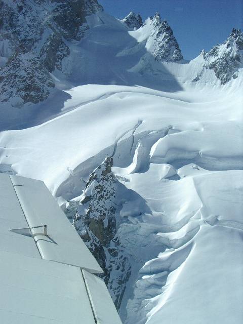 Glacier du Tour, entre la Fen�tre et le Pissoir (74).